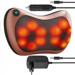 MASAŻER SHIATSU PODUSZKA MASUJĄCA DO CIAŁA KARKU STÓP ŁADOWARKA SAMOCHODOWA