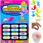 MAGICZNE KAPSUŁKI ROSNĄCE W WODZIE SYRENKI SYRENY ZESTAW 12SZT ZABAWKA