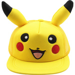 CZAPKA Z DASZKIEM POKEMON PIKACHU DUŻE USZY REGULOWANA DLA DZIECI FULL CAP
