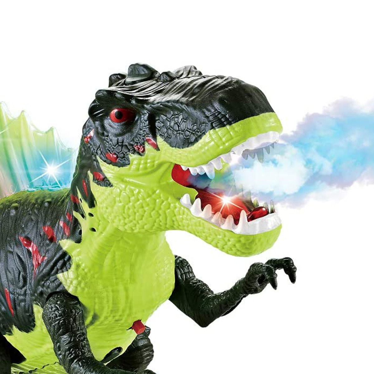 DINOZAUR T-REX ŚWIECI RYCZY CHODZI ZIEJE PARĄ XXL FIGURKA INTERAKTYWNA