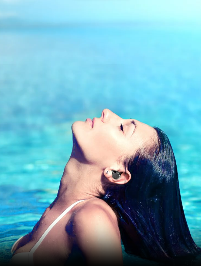 SŁUCHAWKI BEZPRZEWODOWE DOUSZNE BLUETOOTH POWERBANK NA SIŁOWNIĘ DO BIEGANIA