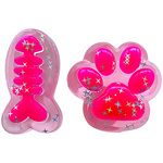 GNIOTEK ANTYSTRESOWY KOCIA ŁAPKA SZKIELET RYBY SQUISHY ŁAPKA RYBKA MOCHI