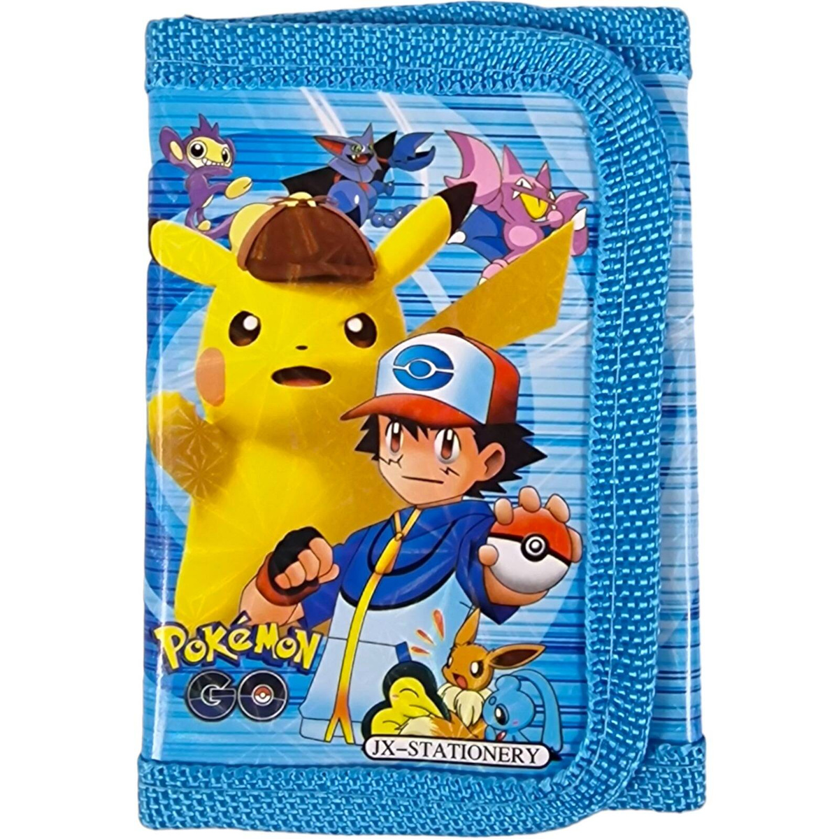 ZESTAW 2w1 POKEMON PORTFEL DLA DZIECI + ZEGAREK KLASYCZNY PIKACHU PORTFELIK