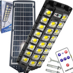 LAMPA SOLARNA 2400W CZUJNIK RUCHU ZMIERZCHU OGRODOWA LATARNIA PILOT GRARAŻ 