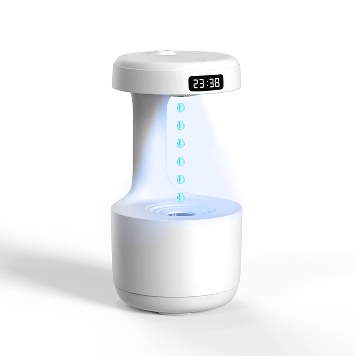 Nowoczesna Modna Lampka Antygrawitacyjna Wydajny Nawilżacz Zegarek 3w1 