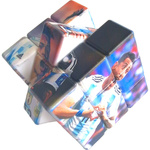 KOSTKA LOGICZNA DO UKŁADANIA 3x3x3 UKŁADANKA EDUKACYJNA Z PIŁKARZAMI 