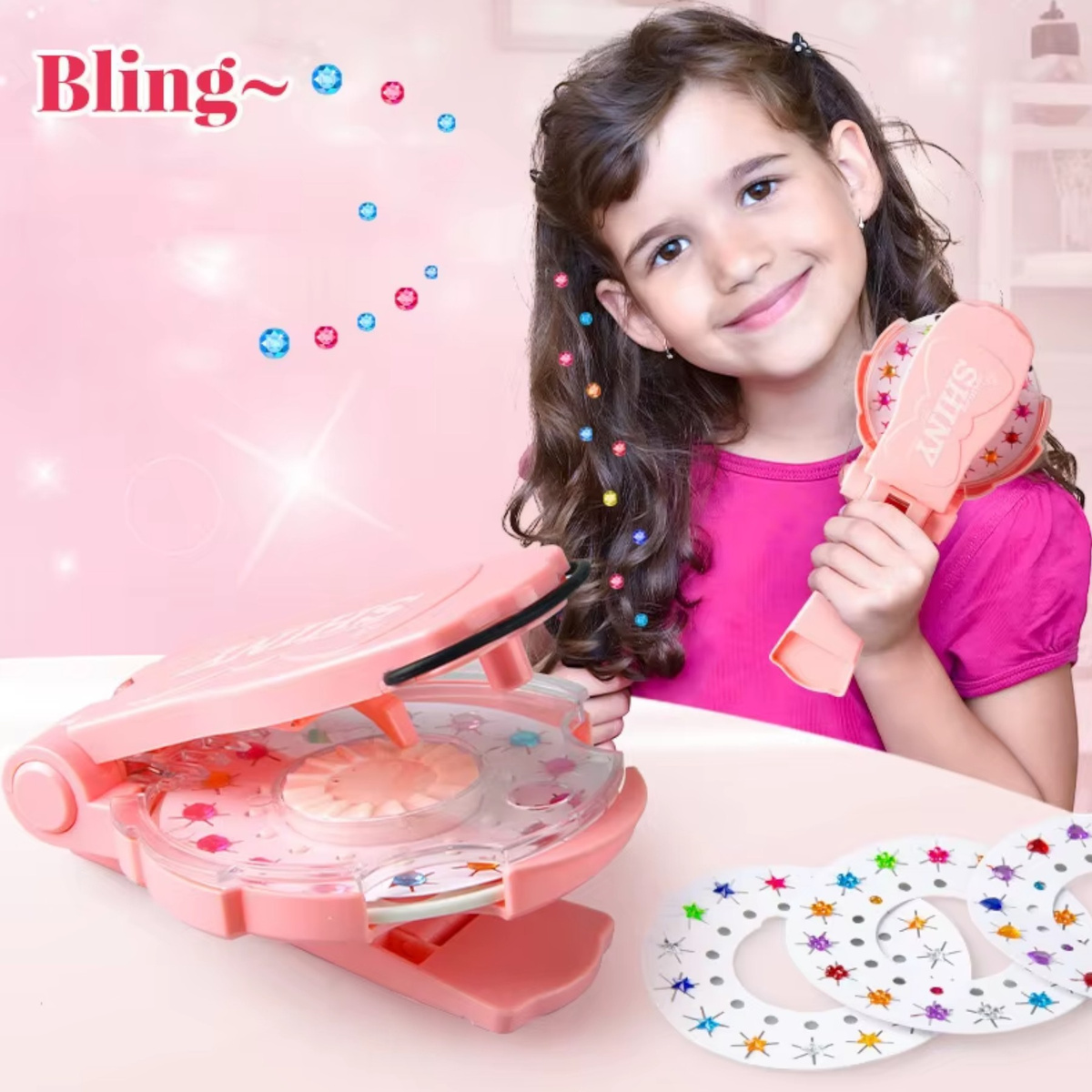 ZESTAW DO TWORZENIA DIAMENTÓW KRYSZTAŁKI OZDOBY NA UBRANIA MASZYNKA SZABLON