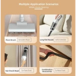 Odkurzacz pionowy bezprzewodowy do domu i samochodu 120W – lekki, poręczny