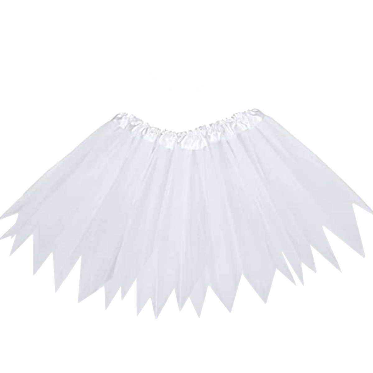 Tiulowa Spódniczka Biała 30cm