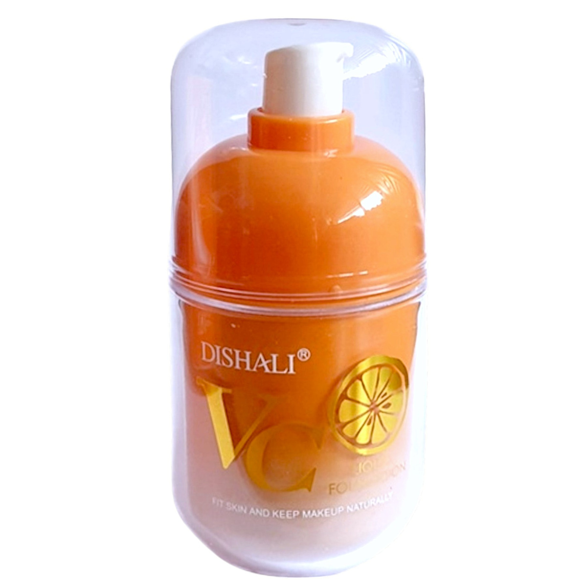 DISHALI LEKKI PODKŁAD Z WITAMINĄ C NATURALNY EFEKT IDEALNE KRYCIE NAWILŻA