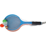RAKIETKI DO TENISA BADMINTONA ZESTAW RAKIETEK 2 PIŁKI LOTKA DUŻE DLA DZIECI