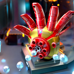 IRON MAN ZESTAW 5w1 WYRZUTNIA KULEK ŻELOWYCH RĘKAWICA PISTOLET KARABIN AUTO