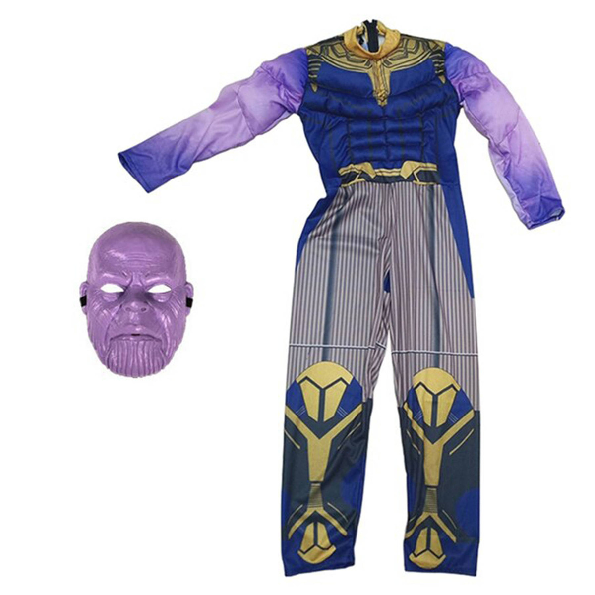 STRÓJ THANOS PRZEBRANIE KOSTIUM NA BAL MASKA r 116