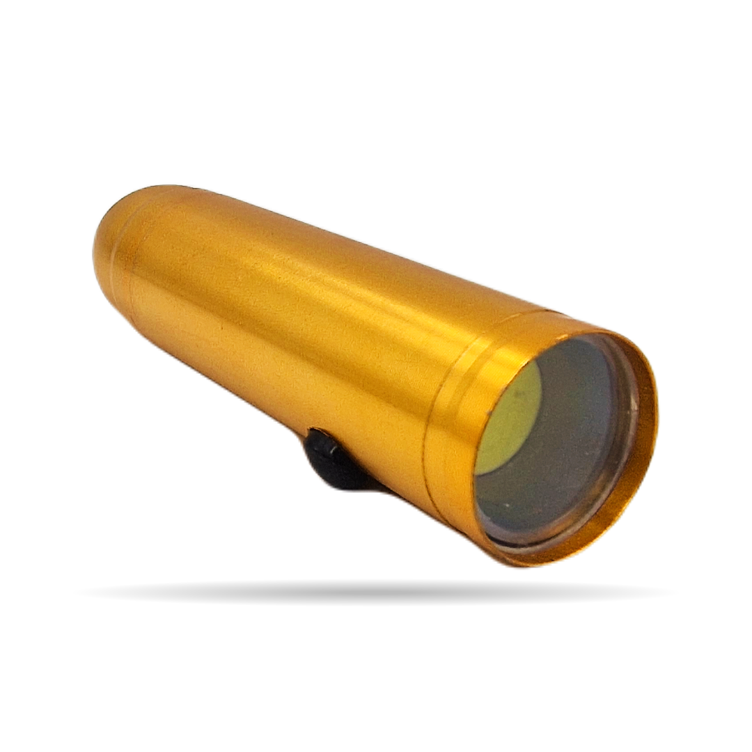 LATARKA COB KIESZONKOWA MINI DIODA LED 200M ALUMINIOWA 11CM KSZTAŁT NABOJU