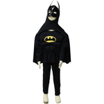 STRÓJ BATMAN PRZEBRANIE DLA CHŁOPCA NA BAL 3w1 GRUBY MIĘŚNIE MASKA KOSTIUM