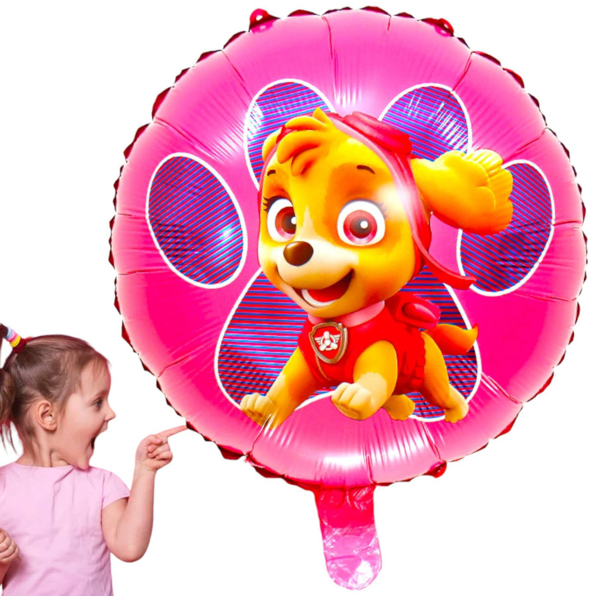 BALON FOLIOWY URODZINOWY 45cm PSI PATROL SKYE EVEREST NA URODZINY DZIECKA