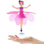 LATAJĄCA WRÓŻKA MAGICZNA LALKA LATAJĄCA STEROWANA DŁONIĄ RĘKĄ USB SKRZYDŁA