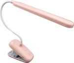 LAMPKA BIURKOWA SZKOLNA KLIPS DOTYKOWA 24 LED 4W USB 3 RODZAJE ŚWIATŁA