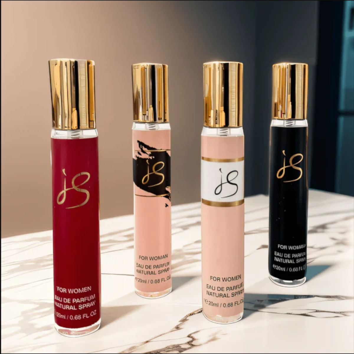 ZESTAW DLA KOBIET PERFUMETKI IS 4szt x 20ml MINIATURKI WODA PERFUMOWANA