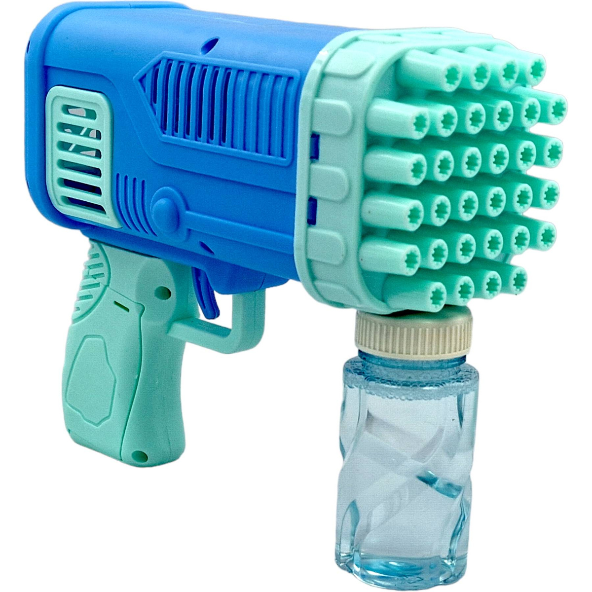 PISTOLET NA BAŃKI MYDLANE MASZYNA DO BANIEK MYDLANYCH WYRZUTNIA + PŁYN