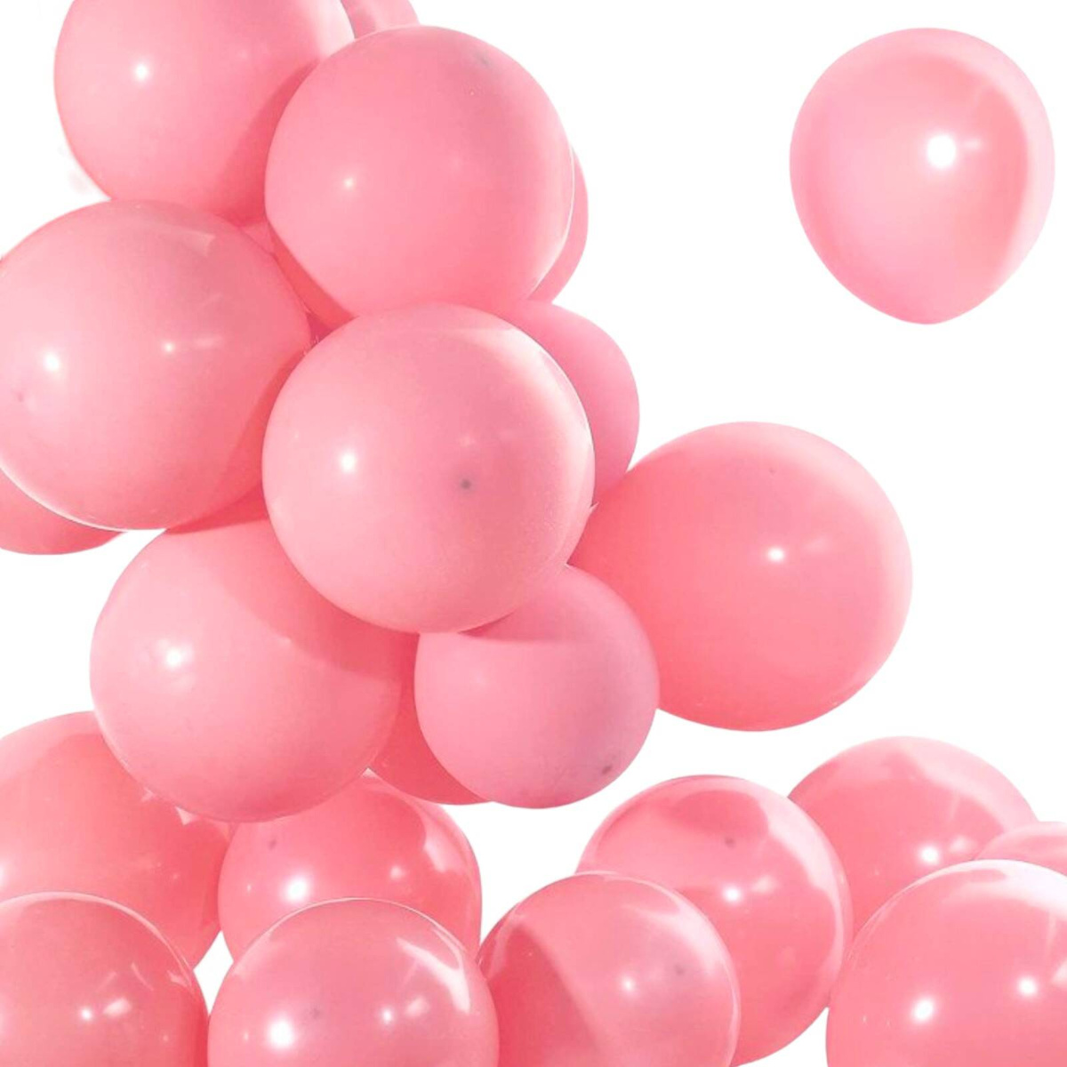 ZESTAW BALONÓW PASTELOWYCH BALONY PASTELOWE JASNORÓŻOWE ZESTAW 6SZT