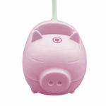 LAMPKA BIURKOWA ŚWINKA Z POJEMNIKIEM LED  PODSTAWKA NA TELEFONU DLA DZIECI