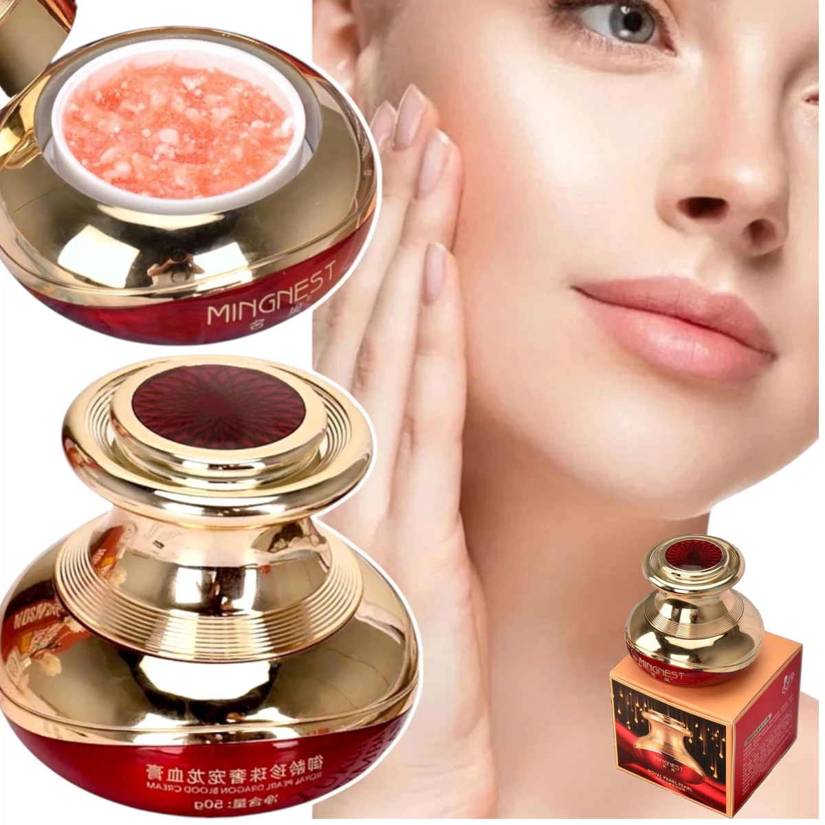 MINGNEST KREM PRZECIWZMARSZCZKOWY SMOCZA KREW 50g INTENSYWNA REGENERACJA