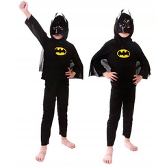 Strój Dla Chłopca Kostium Batman 110-122 + Maska LED